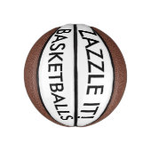 Aangepaste persoonlijke mini-Basketball Blanco Sja Mini Basketbal (Verticaal)