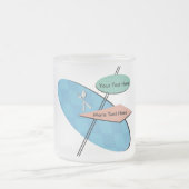 Aangepaste persoonlijke Mokken voor 50s-gebak (Center)