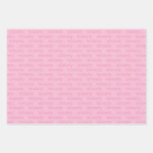 Aangepaste persoonlijke naam inpakpapier vel (Voorkant)