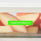 Aangepaste persoonlijke naam moderne Neon Boy Girl Labels (Aangebracht)