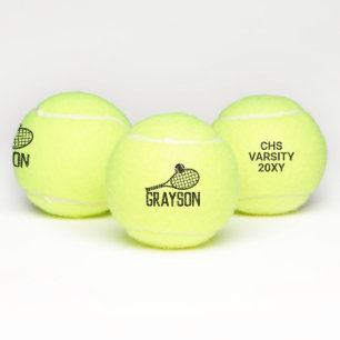 Aangepaste persoonlijke naam tennisballen