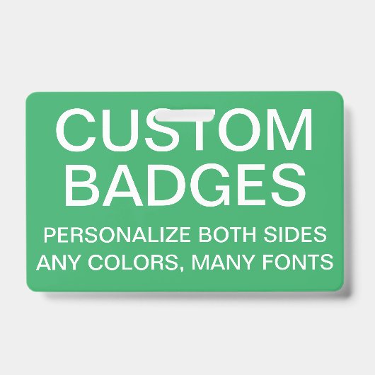 Aangepaste persoonlijke Sjabloon voor RETRACTABLE Badge (Voorkant)