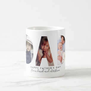 Aangepaste persoonlijke Vaderdag Gift Dad Love Koffiemok