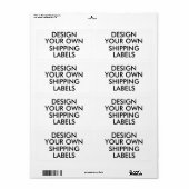 Aangepaste persoonlijke verzendlabels van 6973 etiket (Full Sheet)