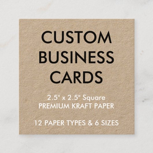 Aangepaste persoonlijke Visitekaartjes lege Sjablo (Voorkant)