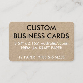 Aangepaste persoonlijke Visitekaartjes lege Sjablo