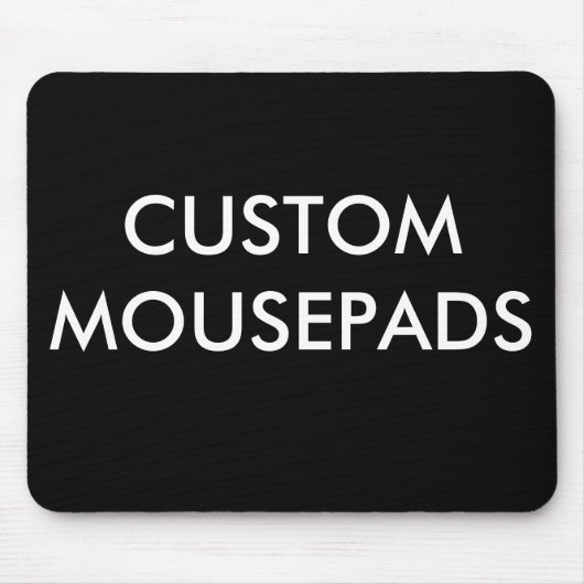 Aangepaste persoonlijke witte mousepad-Sjabloon Muismat (Voorkant)