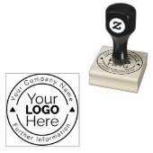 Aangepaste persoonlijke zakelijke Logo Rubberstemp Rubberstempel (Gestempeld)