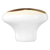 Aangepaste  perziken, kleuterschool keramische knop (Zijkant)