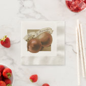 Aangepaste  perziken, kleuterschool servet (Insitu)