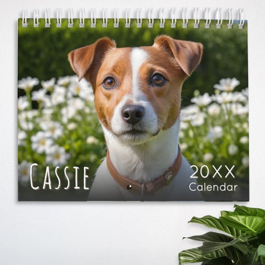 Aangepaste Pet Dog Fotokalender Kalender