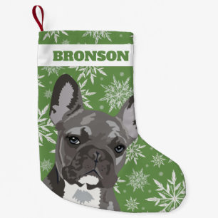 Aangepaste Pet Dog   Franse Bulldog Gift Kleine Kerstsok