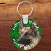 Aangepaste Pet Dog, Kat Foto op maat Sleutelhanger (Voorkant)