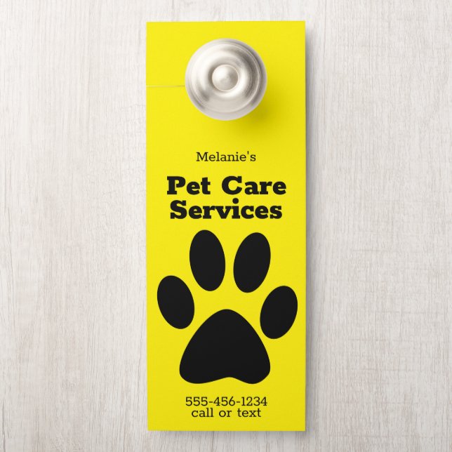 Aangepaste Pet Dog Walking Sitting Service Deurwoe (Op knop)