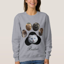 Aangepaste PET-fotocollage Paw Print Shape