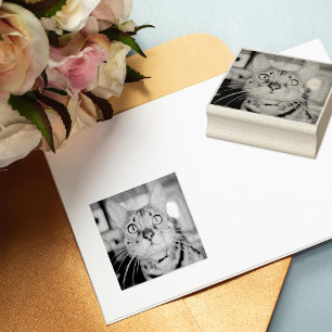 Aangepaste Pet Photo Rubber Stamp Rubberstempel