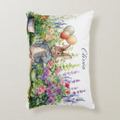 Aangepaste Peter de konijn ballonnen tuin Accent Kussen (Voorkant(Verticaal))