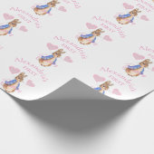 Aangepaste Peter het konijn Eerste Verjaardag Cadeaupapier (Hoek)