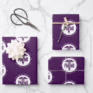 Aangepaste PharmD Doctor in de Afstuderen van de F Inpakpapier Vel