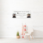 Aangepaste PhD Doctorshoed Doctoraat Afstuderen Spandoek (Insitu)