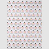 Aangepaste PHD OF Doctorate Afstuderen Gift Wrap Tissuepapier (Voorkant)