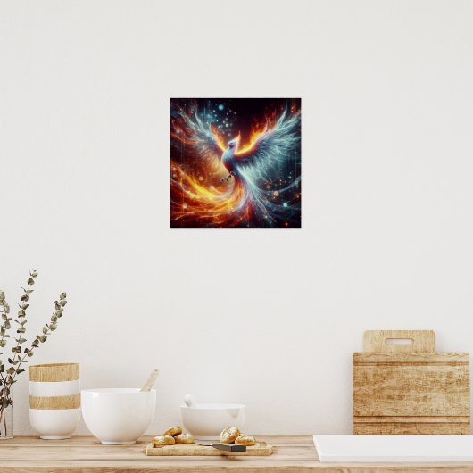 Aangepaste Phoenix Wall Poster (Keuken)