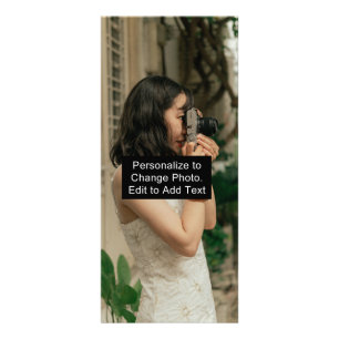 Aangepaste Photo Artwork Business Promotion Event Reclamekaart