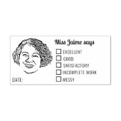 Aangepaste Photo Teacher Review Rubberstempel (Afrduk)