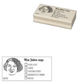 Aangepaste Photo Teacher Review Rubberstempel (Gestempeld)