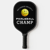 Aangepaste Pickleball CHAMP-kleur op maat Paddle (Achterkant)