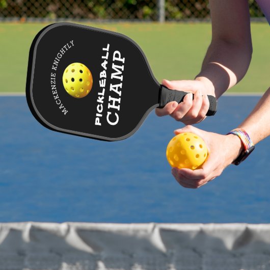 Aangepaste Pickleball CHAMP-kleur op maat Paddle (Insitu)