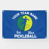 Aangepaste Pickleball Club Team Speler Pickler Bla Spandoek (Horizontaal)