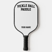 Aangepaste PICKLEBALL PADDLE Blank (Achterkant)