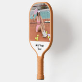 Aangepaste Pickleball Paddle met Foto & Tekst (Links)