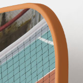 Aangepaste Pickleball Paddle met Foto & Tekst (Links Detail)