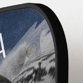 AANGEPASTE PICKLEBALL PADDLE TIGER MET STORM CLOUD (Links Detail)