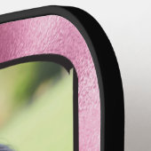 Aangepaste Pickleball Pink Player-foto geMonogramm Paddle (Links Detail)