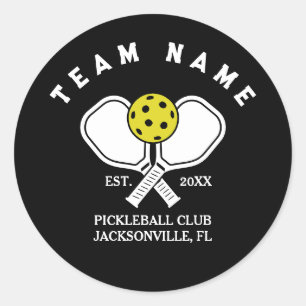 Aangepaste Pickleball Team Sleutelhanger – Club Na Ronde Sticker
