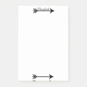 Aangepaste pijl post-it® notes (Voorkant)