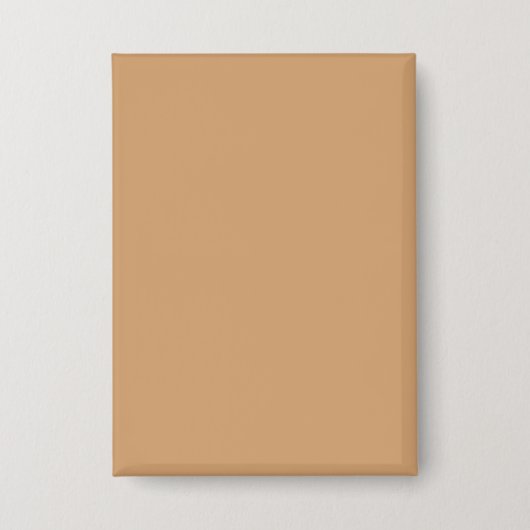 Aangepaste pin Button - Warm Sand Rectangle (Voorkant)