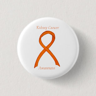 Aangepaste pincode voor nierkanker ronde button 3,2 cm