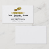 Aangepaste pinda visitekaartje (Voorkant / Achterkant)