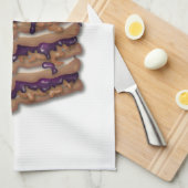 Aangepaste pindaknoter en gelei theedoek (Quarter Fold)