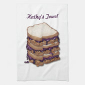 Aangepaste pindaknoter en gelei theedoek (Verticaal)