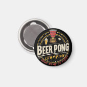 Aangepaste Ping Pong Beer League Magneet (Voorkant / Achterkant)
