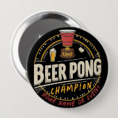 Aangepaste Ping Pong Beer League Ronde Button 4,0 Cm (Voorkant /achterkant)