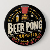 Aangepaste Ping Pong Beer League Ronde Button 4,0 Cm (Voorkant)