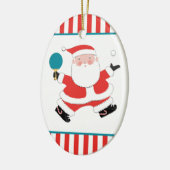 Aangepaste pingpong keramisch ornament (Links)