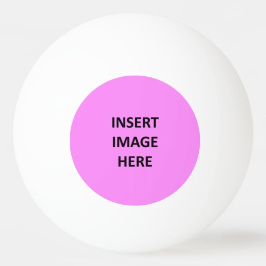 Aangepaste pingpong Tennis Ball-Sjabloon Pingpongballen (Voorkant)