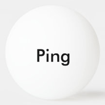 Aangepaste pingpongbal